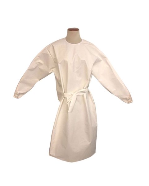 Reusable protective sanitary gown