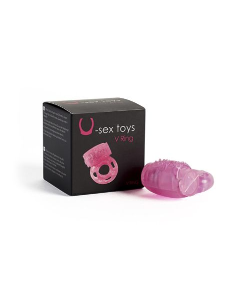 V-Ring, flexible vibrating ring for penis or finger